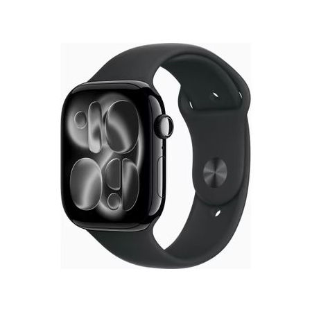 Apple Watch Series 11 GPS 46mm Aluminum Case Band M/L Jet Black afbeelding