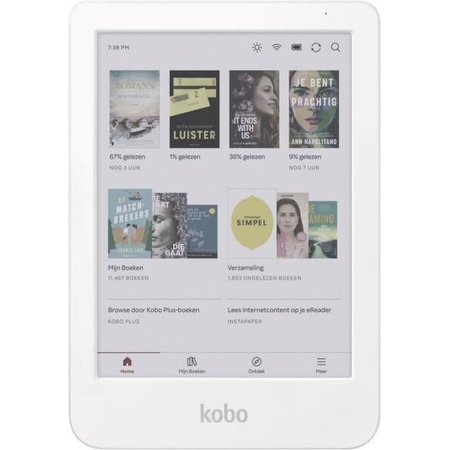 Kobo Clare Colour eReader Wit afbeelding