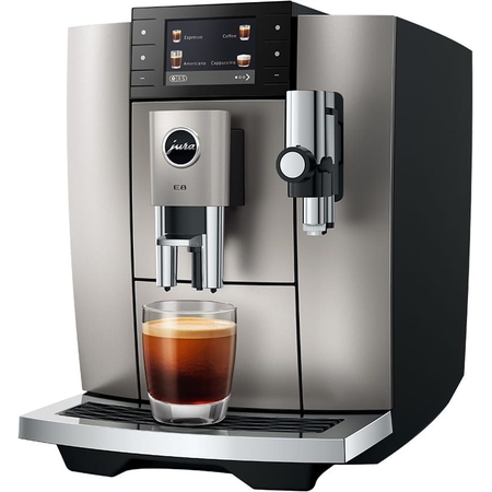 JURA E8 Midnight Silver (ED) Volautomatische Koffiemachine afbeelding