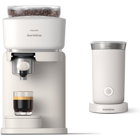 Philips BAR303/00 Baristina Espresso Koffiemachine met Baristina Melkopschuimer Bundel afbeelding