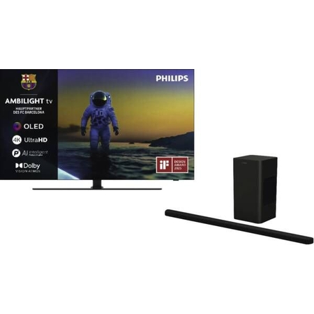 EP:Bundel Philips 55OLED850/12 4K TV & TAB8200/12Soundbar