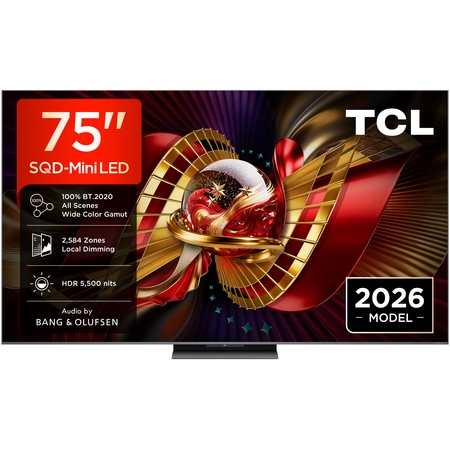 TCL 75C89L SQD Mini-LED 4K Google TV (2026)
