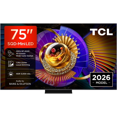 TCL 75MSQLED85L Mini LED 4K TV met 144Hz