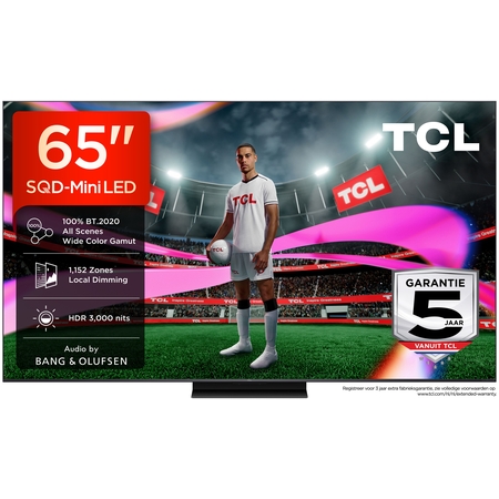 TCL 65MSQLED85L Mini LED 4K TV met 144Hz