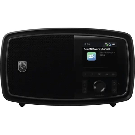 Philips TAV2000FB/00 The Janet - Retro DAB+ Radio met Bluetooth - Zwart