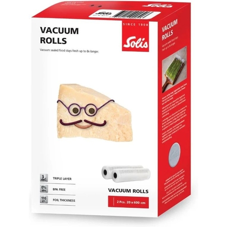 Solis Vacuümrollen - 20 x 600 cm (2 stuks)