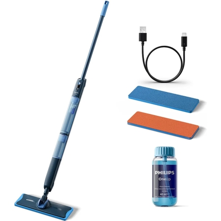 Philips XV5113/01 OneUp 5000 serie Elektrische Dweil + extra oranje dweildoek