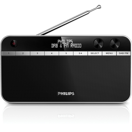 Philips AE 5250/12 zwart-zilver Radio