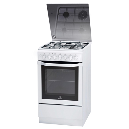 Indesit I5TMH2AGWNL wit Gasfornuis