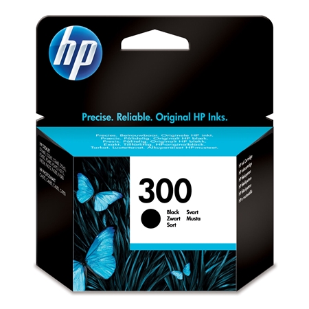 Hewlett Packard HP 300 ink black zwart