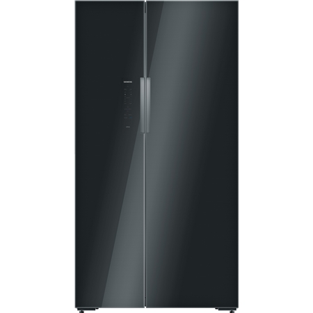 Siemens KA92NLB35 Amerikaanse Side by Side Koelkast Zwart-Zilver
