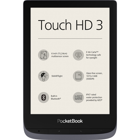 PocketBook Touch HD 3 e-reader grijs met grote korting