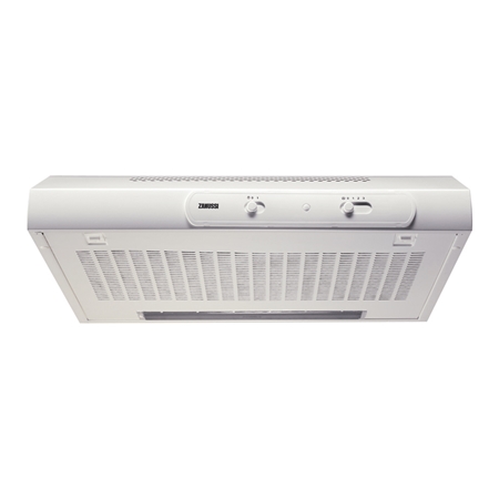 Zanussi ZHT630W wit Onderbouw Afzuigkap