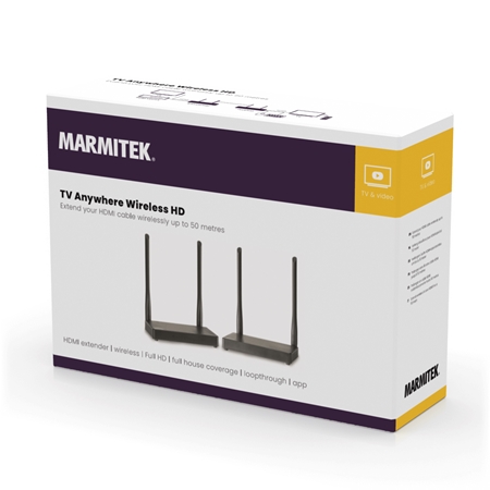 Marmitek TV Anywhere Wireless HD HDMI extender afbeelding