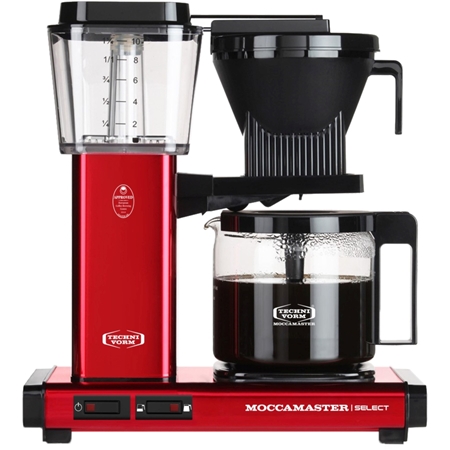 Moccamaster KBG Select Red Metallic koffiezetapparaat met grote korting