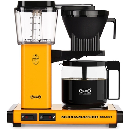 Moccamaster KBG Select Yellow Pepper koffiezetapparaat met grote korting