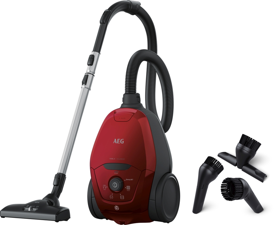 AEG VX82-1-2CR Stofzuiger met Zak - Rood