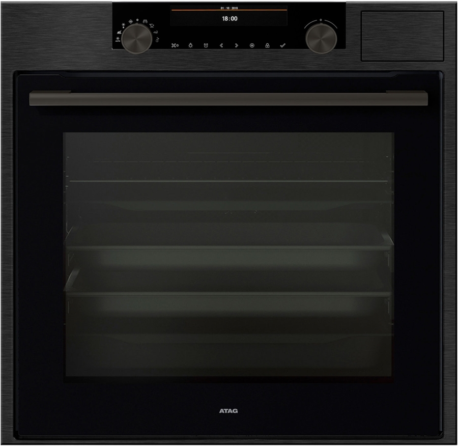 ATAG CS66121D Inbouw Stoomoven - Black Steel