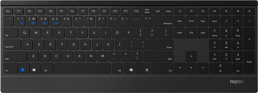 Rapoo E9500M Multi-Mode draadloos toetsenbord