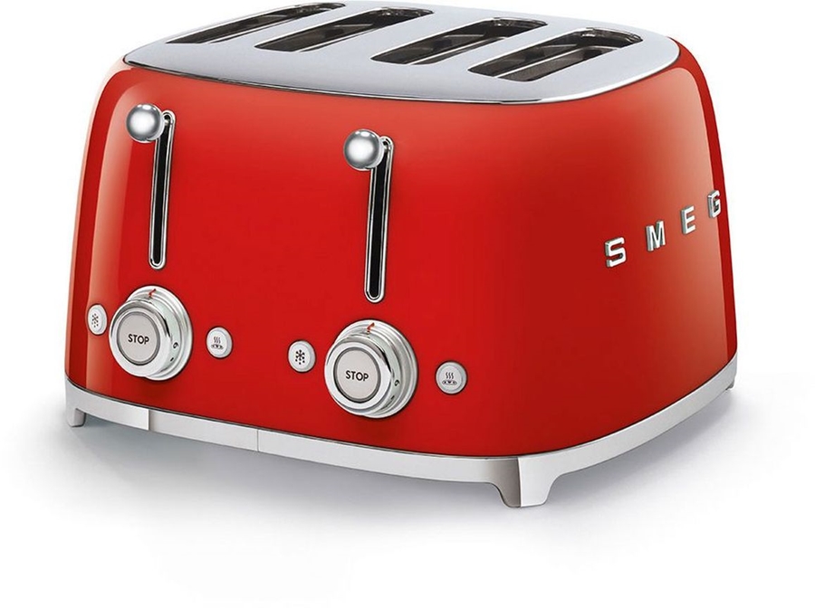 SMEG TSF03RDEU 50's Style Broodrooster - Rood