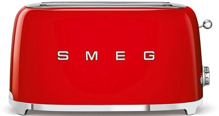 SMEG TSF02RDEU 50's Style Broodrooster - Rood