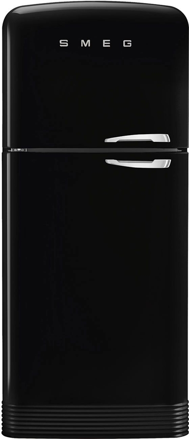 SMEG FAB50LBL5 Vrijstaande Koel-vriescombinatie 50's Style - Zwart
