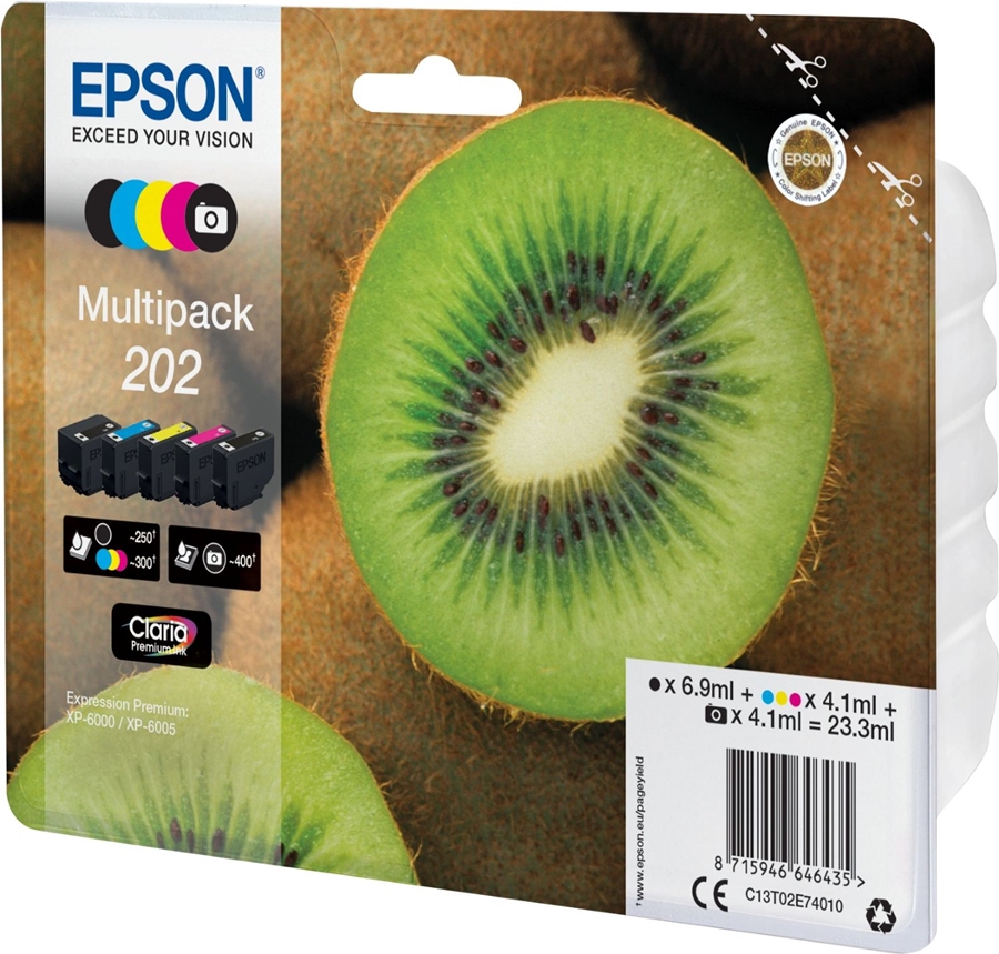 Epson C13T02E74020 inkt multipack 202