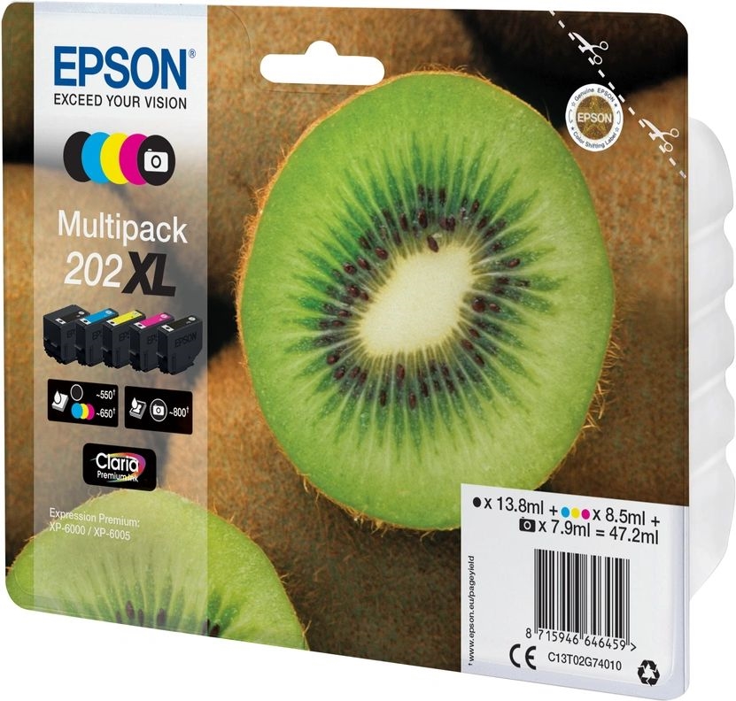 Epson C13T02G74010 inkt multipack 202XL