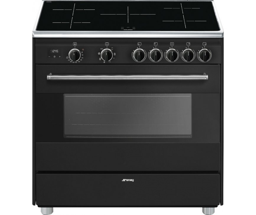 SMEG BG91IAN2 Classici Esthetisch Fornuis met Inductie Kookplaat - 90 x 60 cm