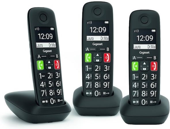 Gigaset DECT E290R trio huistelefoon