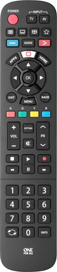 One for All vervangende afstandsbediening voor Panasonic TV