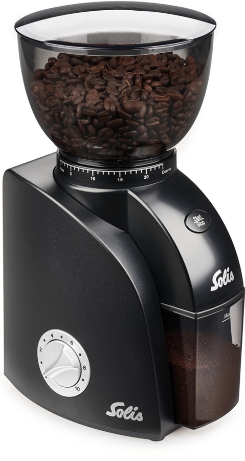 Solis 1662 Scala Zero Static Koffiemolen Elektrisch - Koffiemaler - Zwart