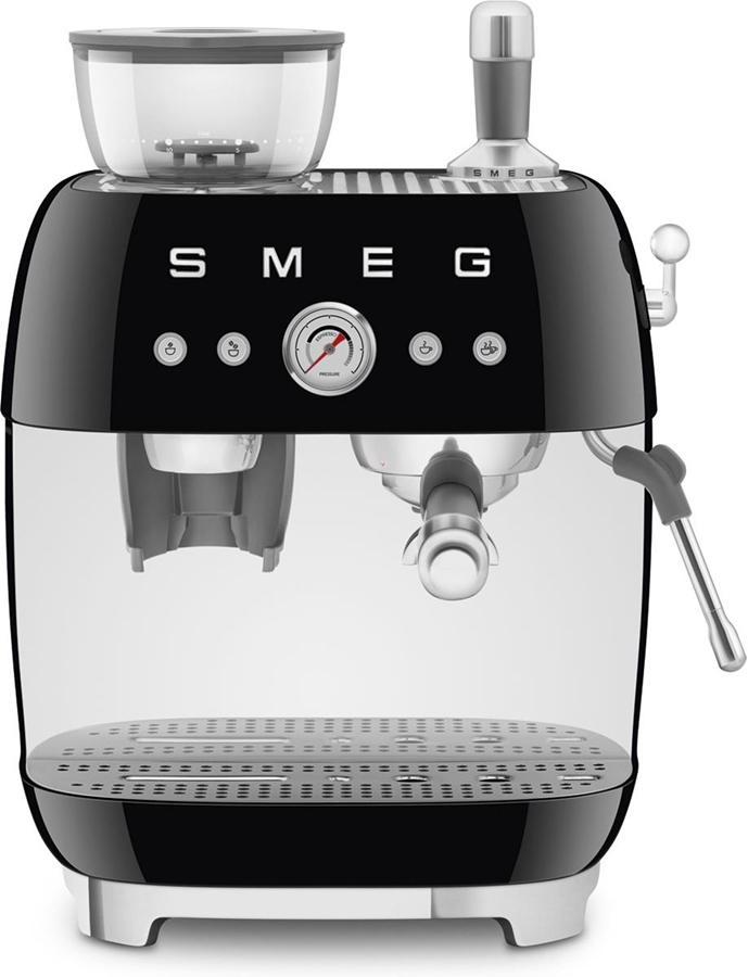 SMEG EGF03BLEU Jaren 50 stijl espressomachine met molen