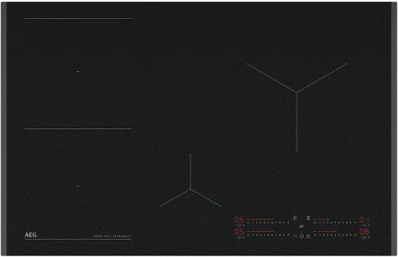AEG TII84B10FZ SaphirMatt 7000 Serie Inbouw Inductiekookplaat - 80 cm