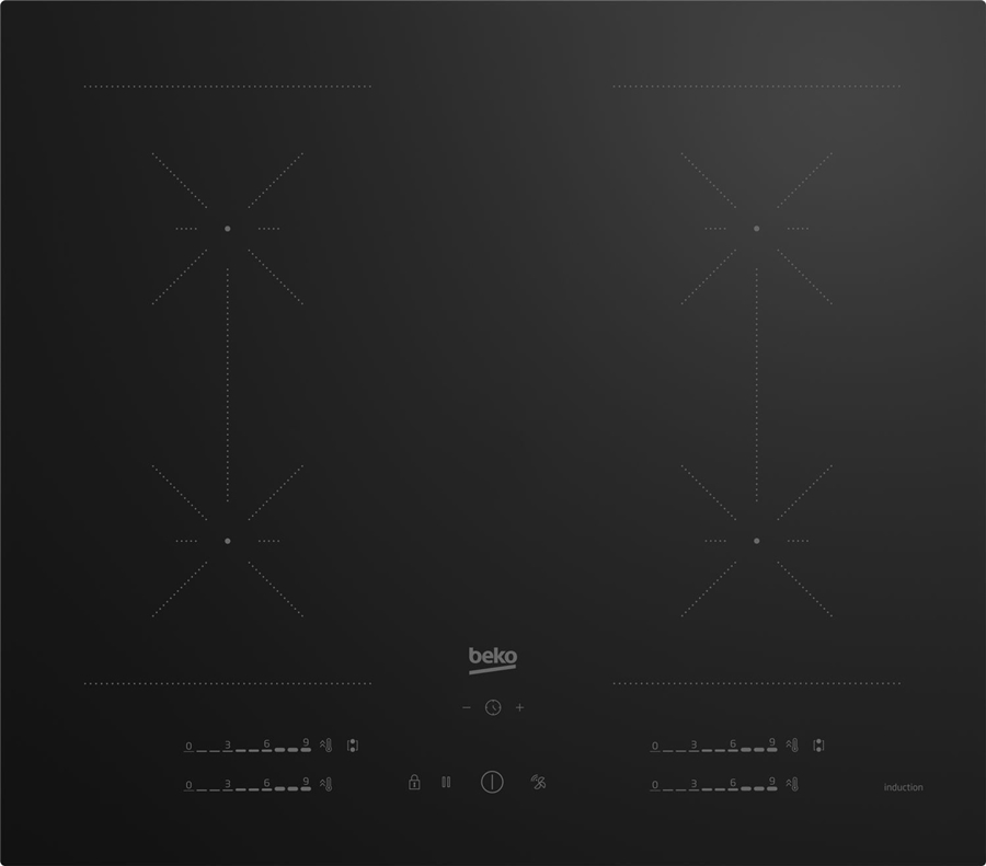 Beko HII64720SUF2T inductie inbouwkookplaat