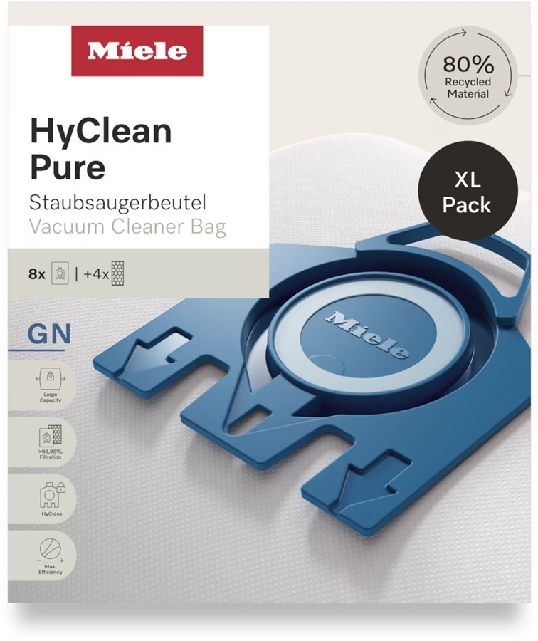 Miele GN XL HyClean Puur 8 stofzuigerzakken