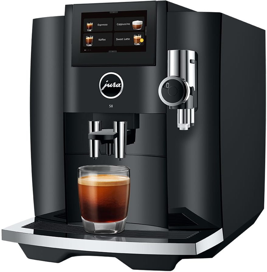 JURA S8 Piano Black (EB) Volautomatische Koffiemachine