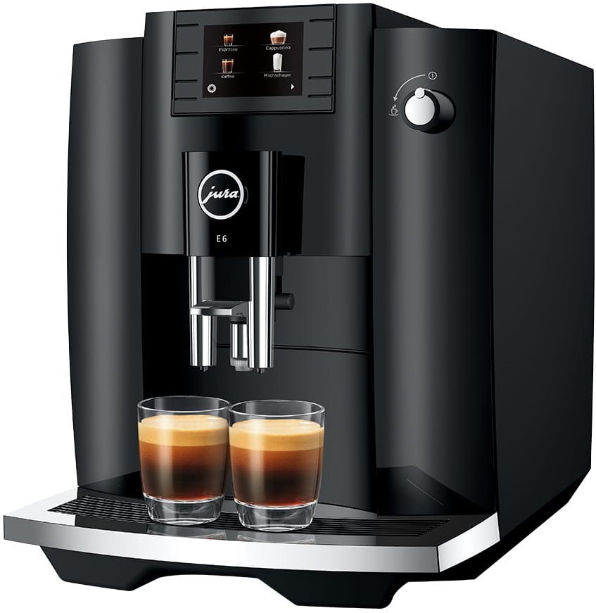 JURA E6 Piano Black (EC) Volautomatische Koffiemachine