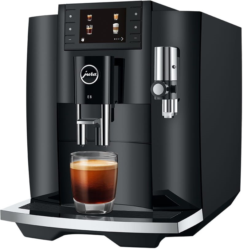JURA E8 Piano Black (EC) Volautomatische Koffiemachine