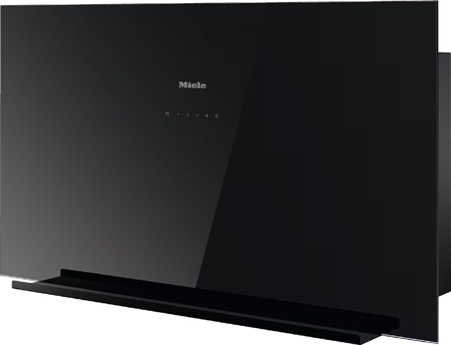 Miele DA 9092 W Screen Obsidiaanzwart Afzuigkap - Wandschouwafzuigkap