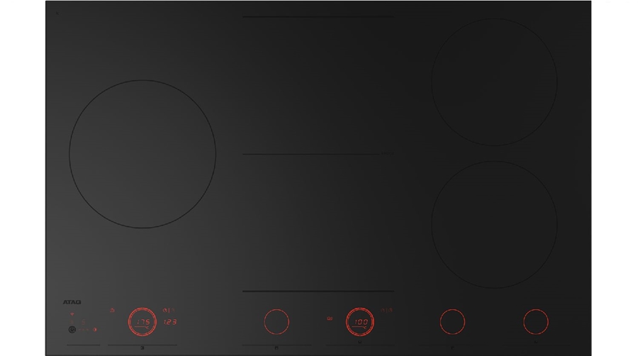 ATAG HI28572SV Inductiekookplaat met Celcius Cooking - 80 cm