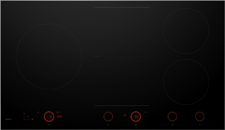 ATAG HI29571SV Inductiekookplaat met Celcius Cooking - 90 cm