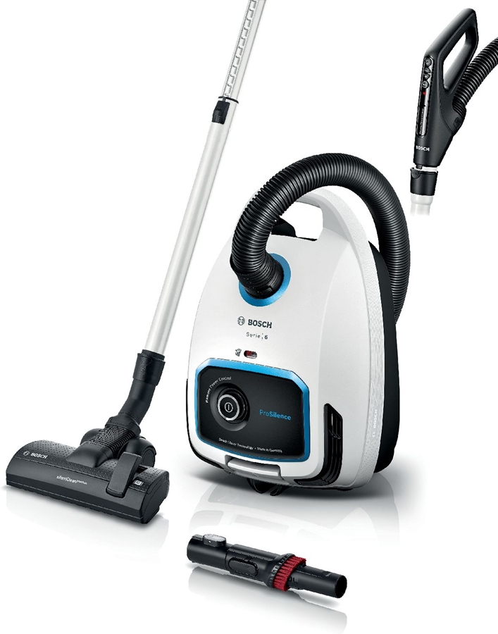 BOSCH BGL6SIL2 Serie 6 ProSilence Stofzuiger met Zak - Wit