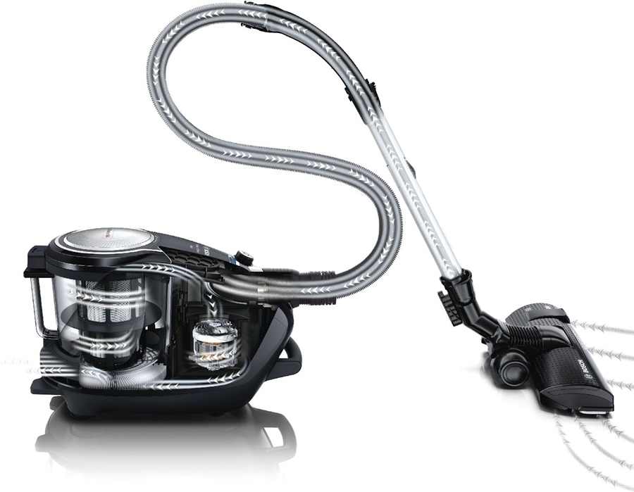 BOSCH BGS7RCL Serie 8 ProSilence Stofzuiger zonder Zak - Blauw