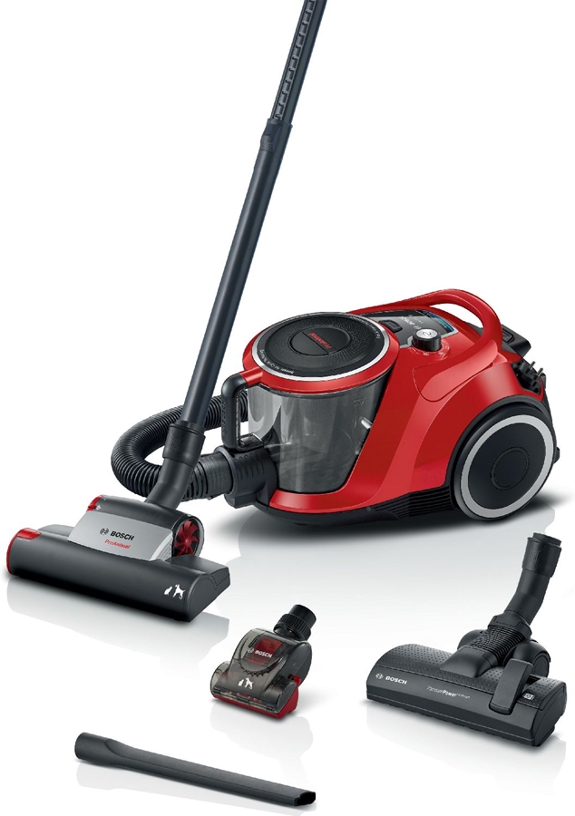 BOSCH BGC41PET Serie 6 ProAnimal Stofzuiger zonder Zak - Rood