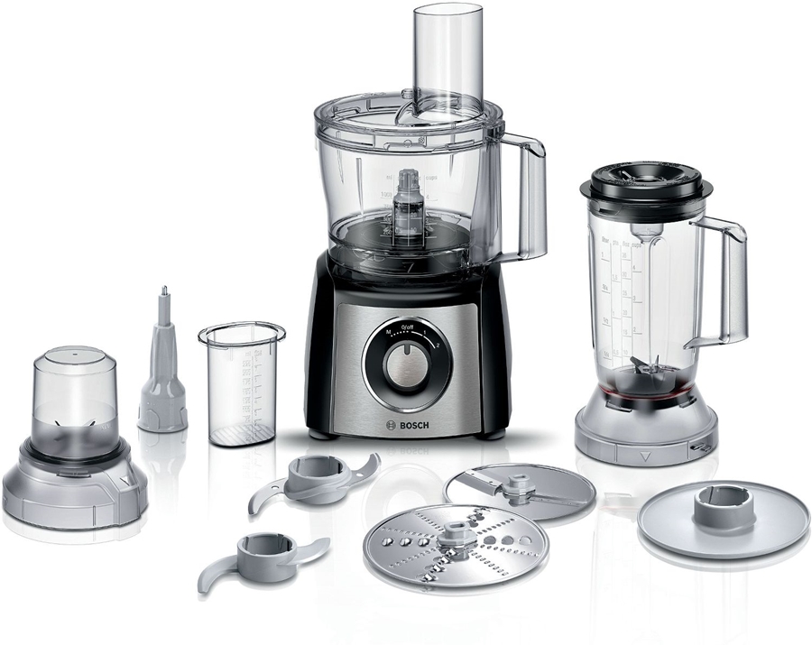 BOSCH MCM3501M MultiTalent 3 Food Processor - RVS / Zwart