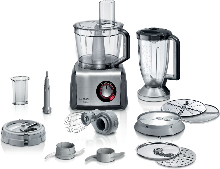 BOSCH MC812M865 MultiTalent 8 Food Processor - Zwart / RVS