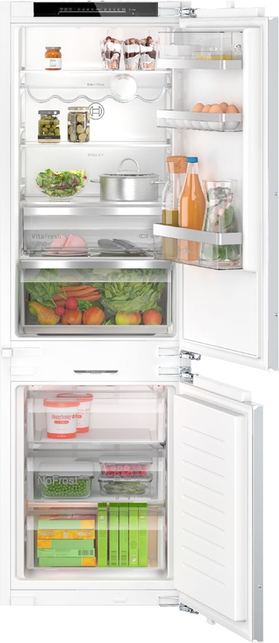 BOSCH KIN86EDD0 Serie 6 EXCLUSIV Inbouw Koel-vriescombinatie