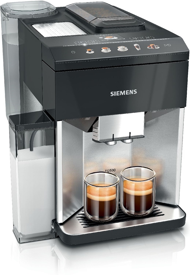 Siemens TQ517R03 EQ500 Integral Volautomatiche Koffiemachine - RVS - Piano Zwart