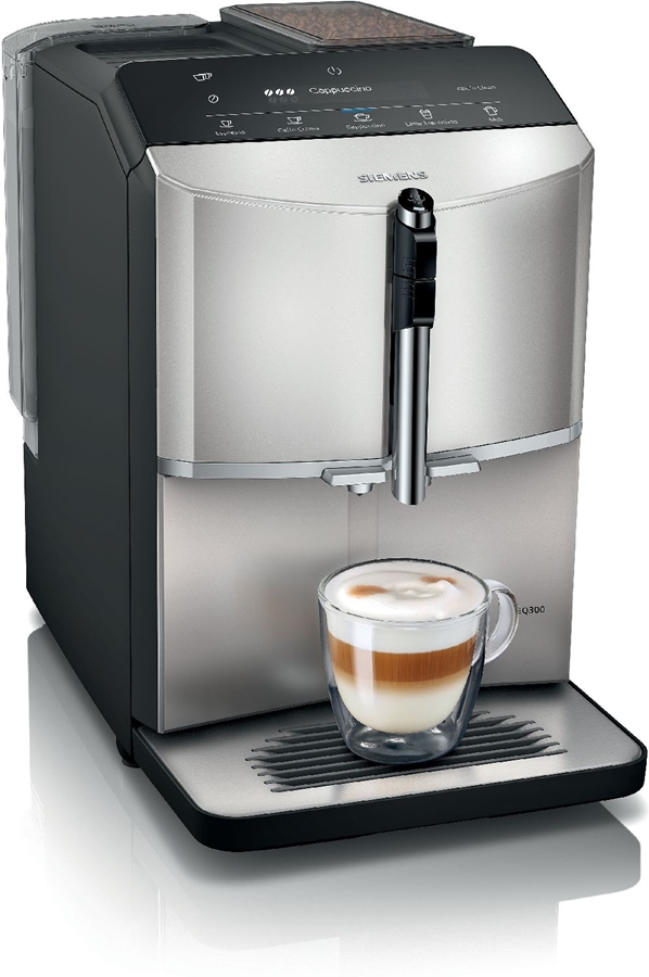 Siemens TF303E07 EQ300 Volautomatische Koffiemachine - RVS - Zilver Metallic